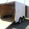8.5x12 TA Trailer - White, Ramp, Side Door