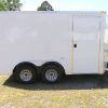 8.5x12 TA Trailer - White, Ramp, Side Door