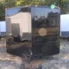 8.5x18 TA Trailer - Black, Ramp, Side Door, Blackout
