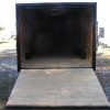 8.5x18 TA Trailer - Black, Ramp, Side Door, Blackout