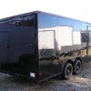 8.5x18 TA Trailer - Black, Ramp, Side Door, Blackout