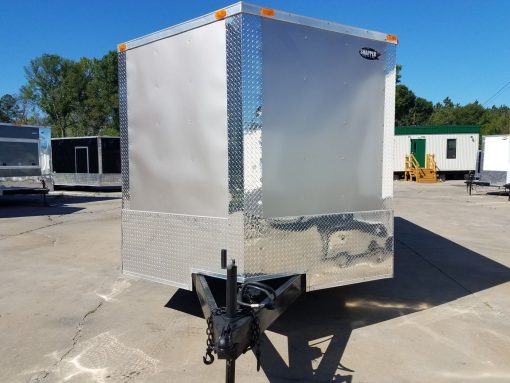 8.5x18 TA Trailer - Champagne, Ramp, Side Door, Extended Tongue, ATP Wrap, LED Lighting