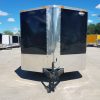 8.5x20 TA Trailer - Black, Ramp, Rounded V-Nose, Spare Mount with Spare