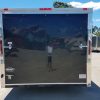 8.5x20 TA Trailer - Black, Ramp, Rounded V-Nose, Spare Mount with Spare