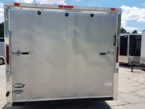 8.5x20 TA Trailer - Silver Frost, flat Front, Electric, Escape Door