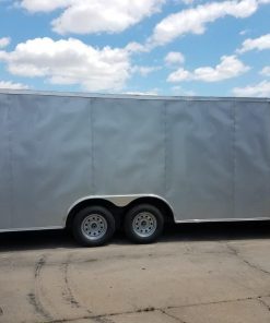 8.5x20 TA Trailer - Silver Frost, flat Front, Electric, Escape Door