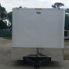 Custom 8.5x20 TA Trailer - White, Ramp, Side Door, Extra Height, Flat Front
