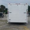 Custom 8.5x20 TA Trailer - White, Ramp, Side Door, Extra Height, Flat Front