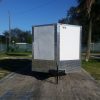 8.5x20 TA Trailer - White, Ramp, Side Door, Extra Height