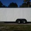 8.5x20 TA Trailer - White, Ramp, Side Door, Extra Height