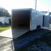 8.5x20 TA Trailer - White, Ramp, Side Door, Extra Height
