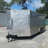 8.5x20 TA Trailer - Silver Frost, Ramp, Side Door, 5K Axles