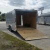8.5x20 TA Trailer - Silver Frost, Ramp, Side Door, 5K Axles