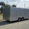8.5x20 TA Trailer - Silver Frost, Ramp, Side Door, 5K Axles