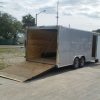 8.5x20 TA Trailer - Silver Frost, Ramp, Side Door, 5K Axles