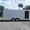 8.5x20 TA Trailer - Silver Frost, Ramp, Side Door, 5K Axles