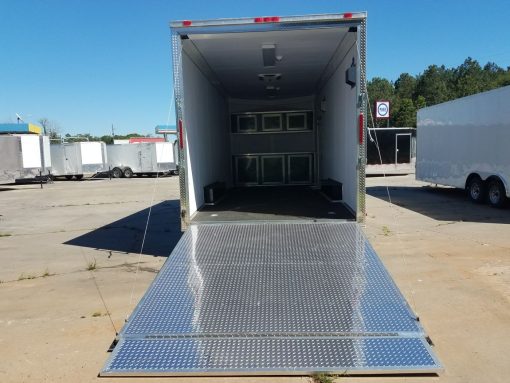 8.5x20 TA Trailer - Charcoal, Ramp, 7K Axles, Extra Height, Electrical, AC, Additional Options