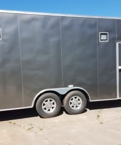 8.5x20 TA Trailer - Charcoal, Ramp, 7K Axles, Extra Height, Electrical, AC, Additional Options