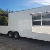 8.5x22 TA Trailer - White, Ramp, Porch, Concession, Electrical, Many Options