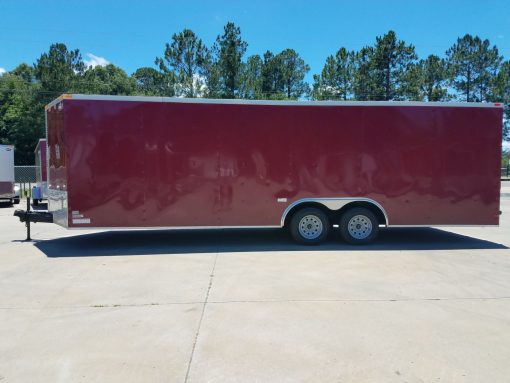 8.5x24 TA Trailer - Brandywine, Ramp, Side Door