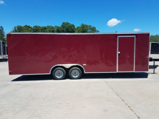 8.5x24 TA Trailer - Brandywine, Ramp, Side Door