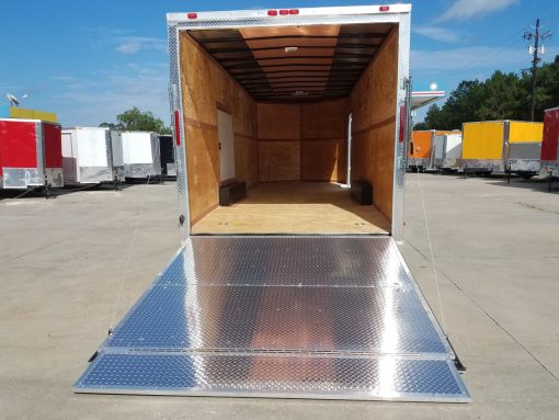 8.5x24 TA Trailer - Black, Ramp, Side Door, 5K Axles, Extra Height, Customizations