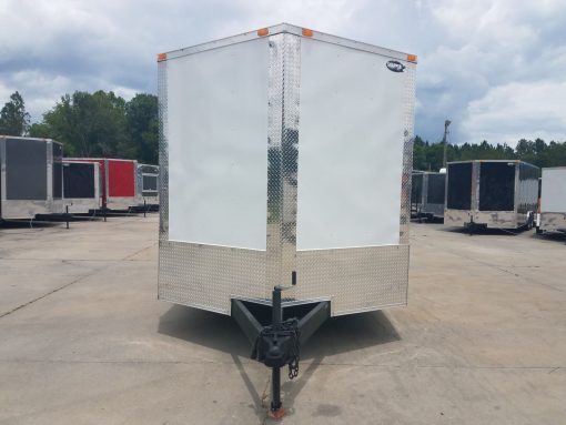 8.5x24 TA Trailer - White, Ramp, Extra Height, E-Track, Extended Tongue, Additional Options
