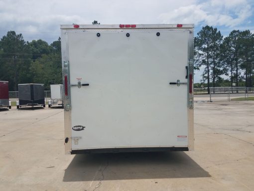 8.5x24 TA Trailer - White, Ramp, Extra Height, E-Track, Extended Tongue, Additional Options