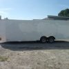 8.5x24 TA Trailer - White, Ramp, Side Door, 5K Axles