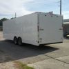 8.5x24 TA Trailer - White, Ramp, Side Door, 5K Axles