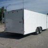 8.5x24 TA Trailer - White, Ramp, Side Door, 5K Axles