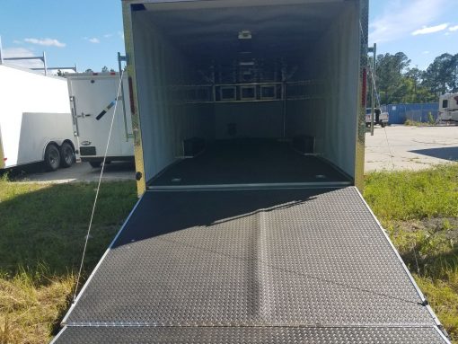 8.5x30 TA Trailer - Black, Electrical, Finished Interior, Cabinets, Additional Options