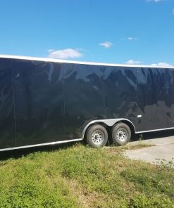 8.5x30 TA Trailer - Black, Electrical, Finished Interior, Cabinets, Additional Options