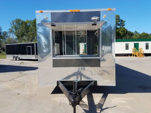 8.5x30 TTA Trailer - Charcoal, Triple 5K Axle, Concession, Heavy Electrical, Options