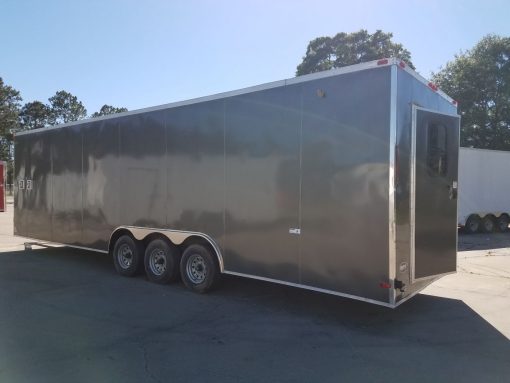 8.5x30 TTA Trailer - Charcoal, Triple 5K Axle, Concession, Heavy Electrical, Options