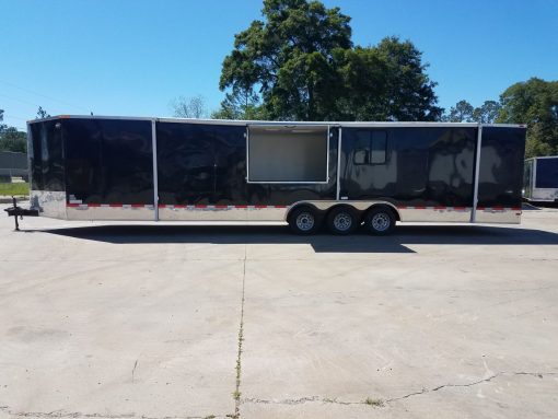 8.5x34 TTA3 Trailer - Black, Concession, Awning, Electrical, Options