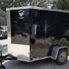 Diamond Cargo 5x8 SA Trailer - Black, Ramp, Side Door, Extra Height - Image 3