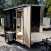 Diamond Cargo 5x8 SA Trailer - Black, Ramp, Side Door, Extra Height - Image 14