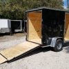 Diamond Cargo 5x8 SA Trailer - Black, Ramp, Side Door, Extra Height - Image 10