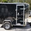 Diamond Cargo 5x8 SA Trailer - Black, Ramp, Side Door, Extra Height