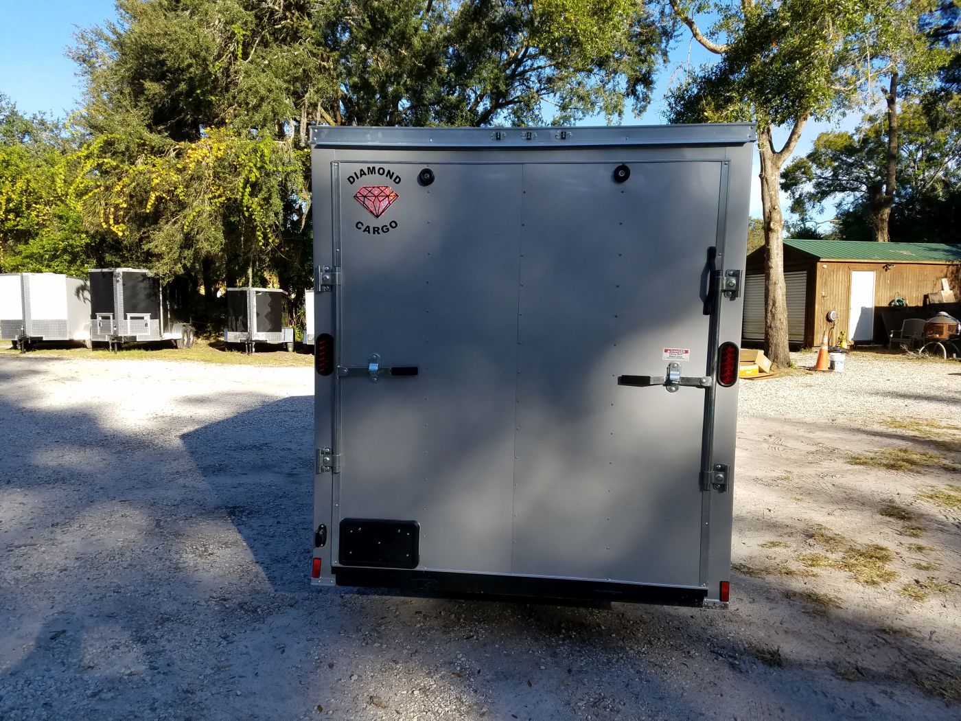 Diamond Cargo 6x12 SA Trailer - Silver Frost, Ramp, Side Door, Extra Height, Insulated - Image 9