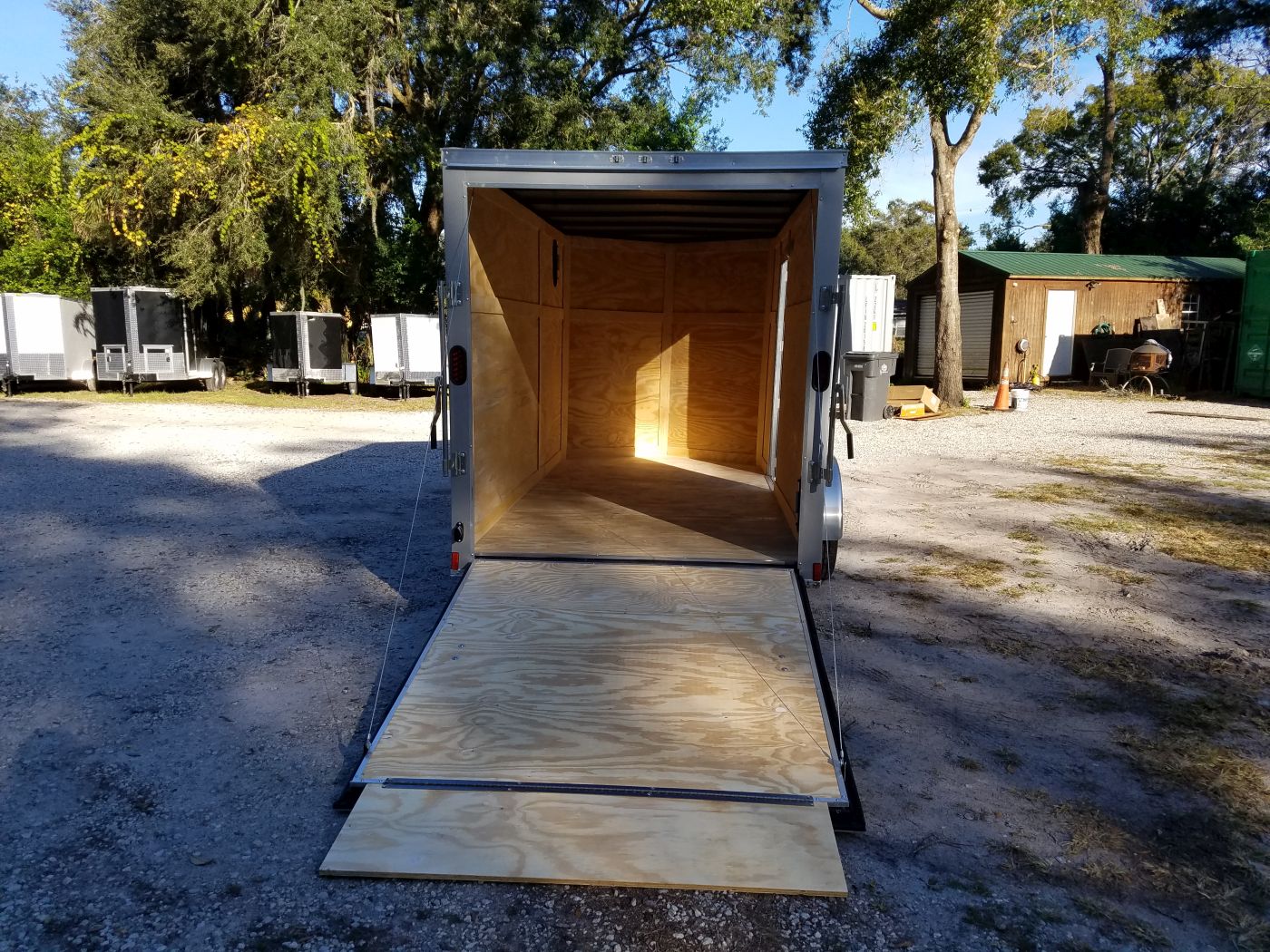 Diamond Cargo 6x12 SA Trailer - Silver Frost, Ramp, Side Door, Extra Height, Insulated - Image 8