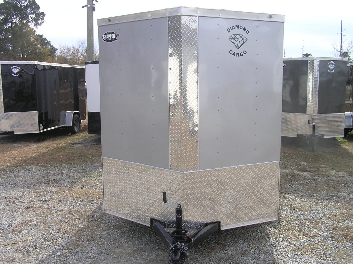 Diamond Cargo 6x12 SA Trailer - Silver Frost, Ramp, Side Door, Extra Height - Image 13