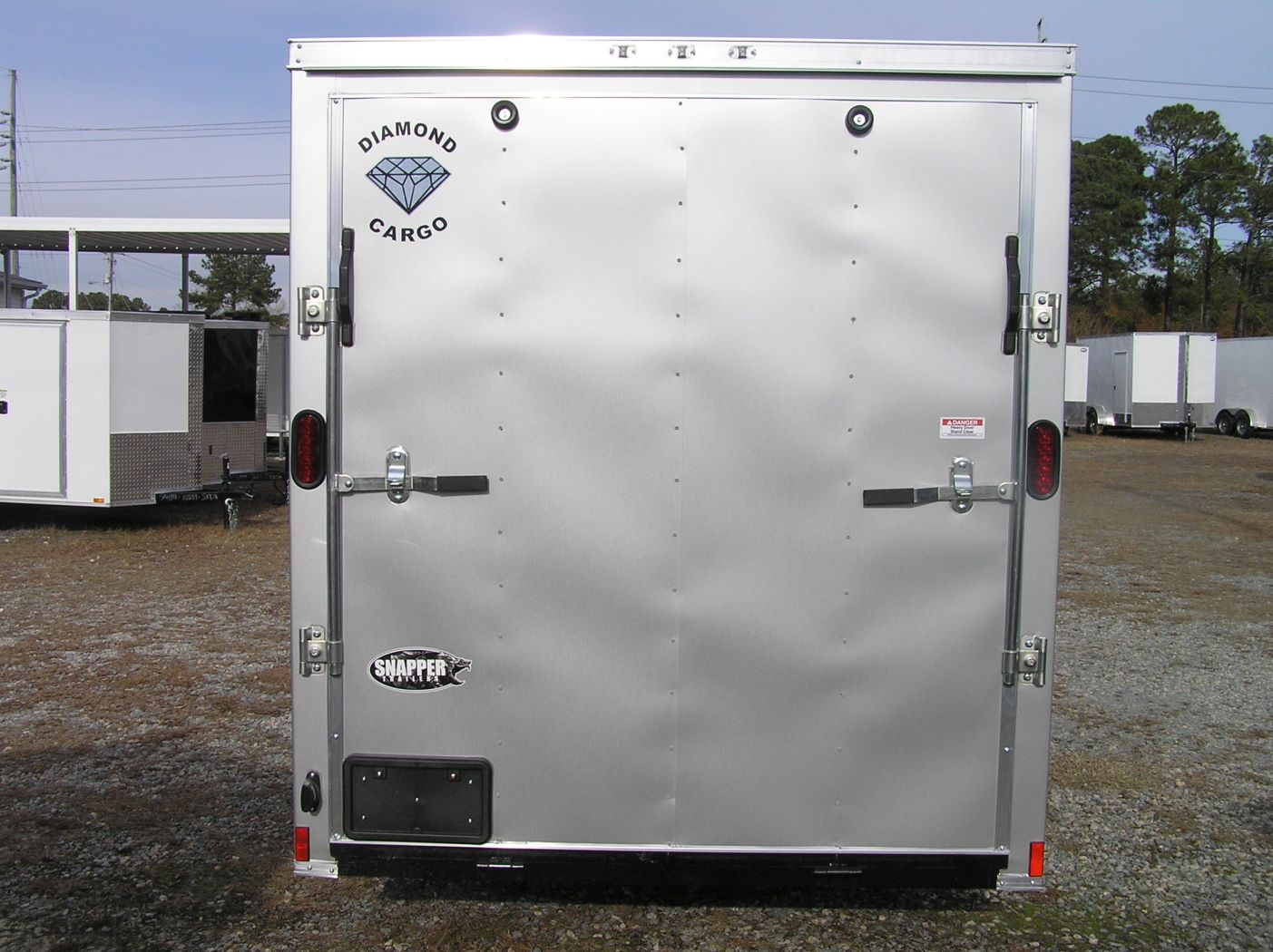 Diamond Cargo 6x12 SA Trailer - Silver Frost, Ramp, Side Door, Extra Height - Image 7