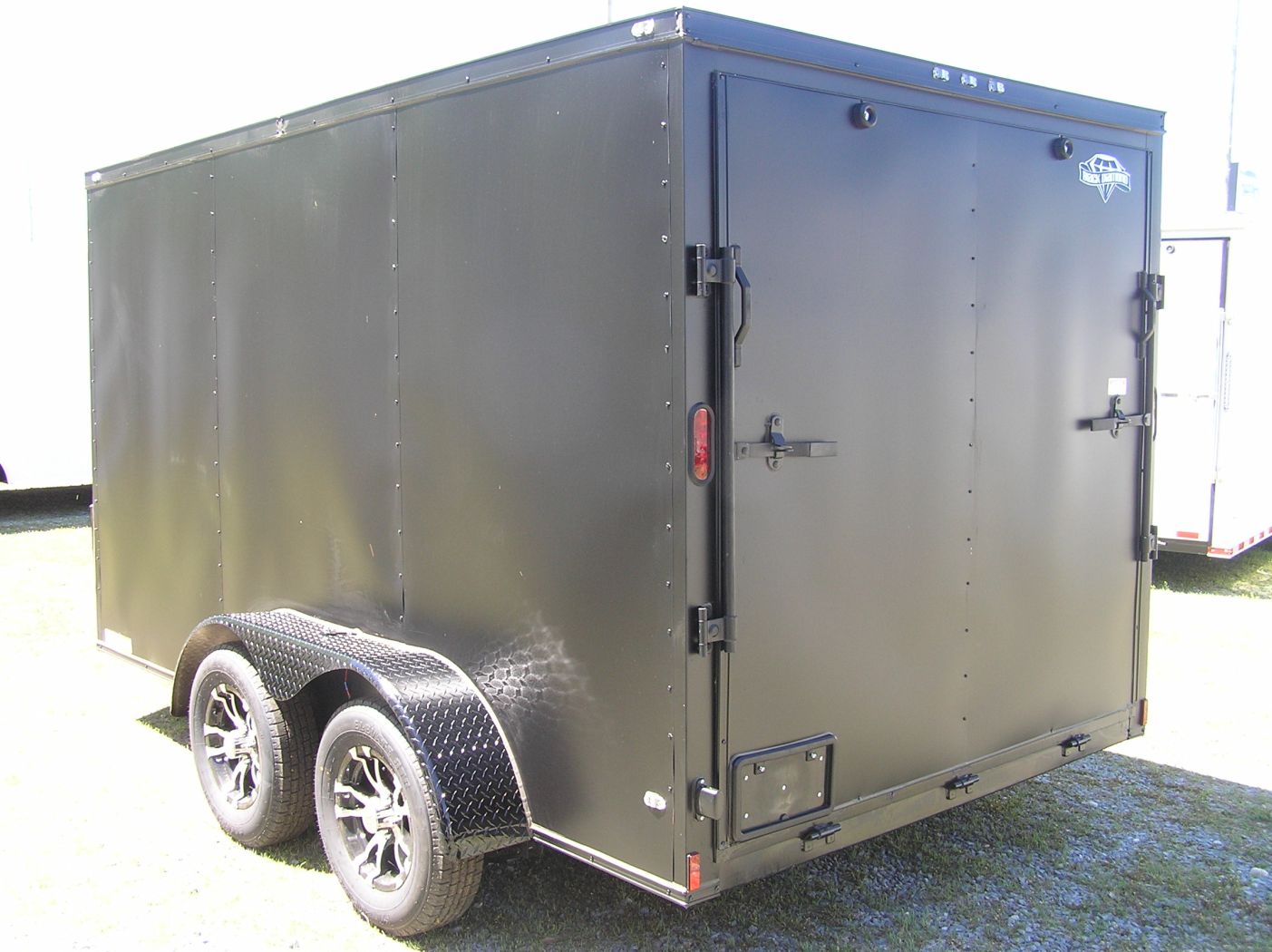Diamond Cargo 7x12 TA Trailer - Matte Black, Ramp, Side Door, Extra Height, Blackout, Mags - Image 5