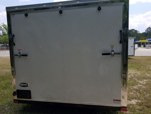Quality Cargo 8.5x26 TA Trailer - White, Ramp, Side Door, D-Rings, 5K Axles - Image 6