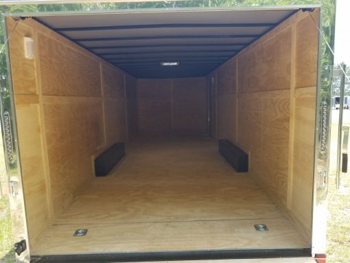 Quality Cargo 8.5x26 TA Trailer - White, Ramp, Side Door, D-Rings, 5K Axles - Image 5