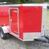 South Georgia Cargo Custom 4x8 SA Trailer - Red, Single Door, Two Side Doors - Image 13