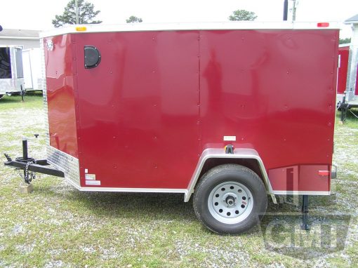 South Georgia Cargo Custom 5x8 SA Trailer - Brandywine, Ramp, Side Door, Stabilizer Jacks, Side Vents - Image 3