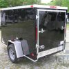 South Georgia Cargo Custom 5x8 SA Trailer - Black, Ramp, Side Door, Side Vents, D-Rings - Image 5